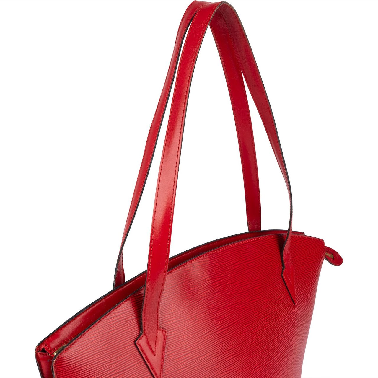 Louis Vuitton Louis Vuitton Red Epi Leather Saint Jacques GM Shoulder Bag Rood