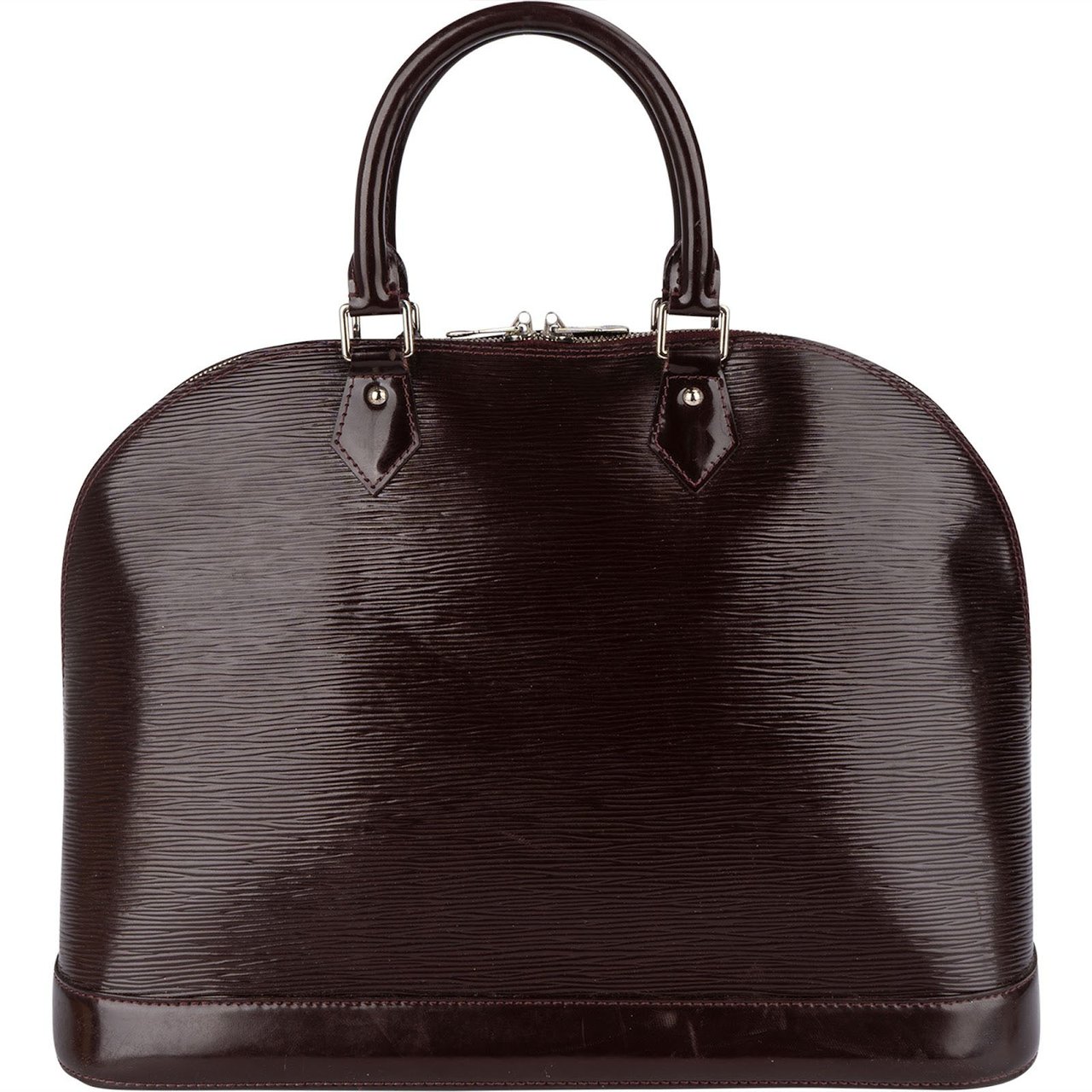 Louis Vuitton Louis Vuitton Prune Electric Epi Leather Alma GM Handbag Divers