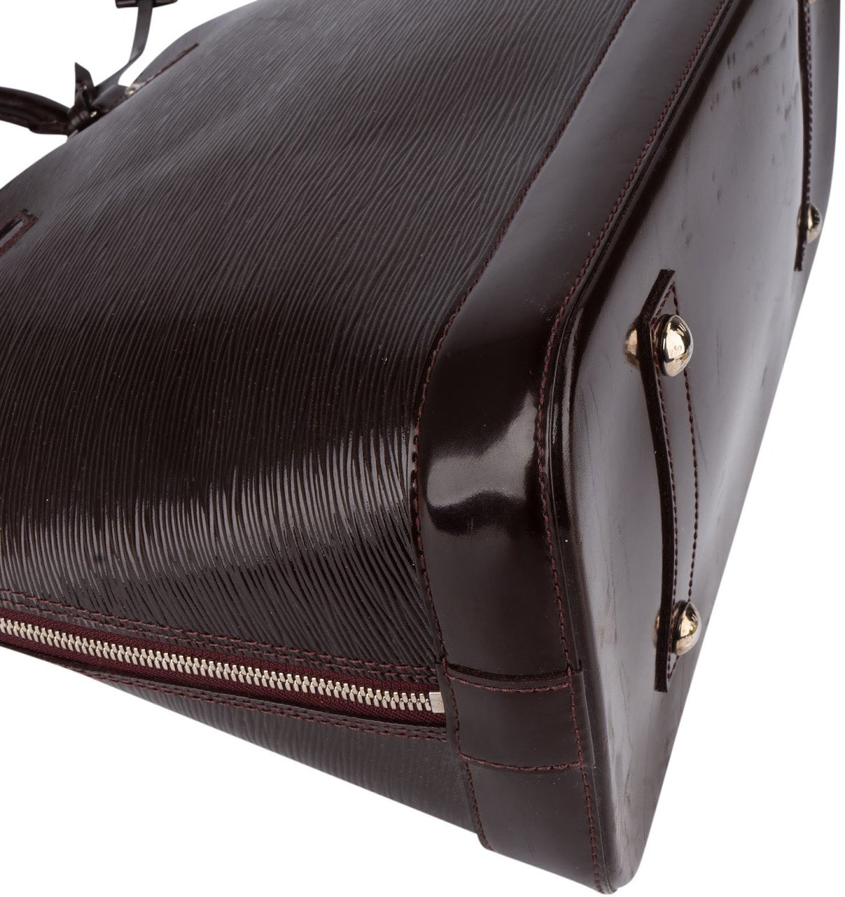 Louis Vuitton Louis Vuitton Prune Electric Epi Leather Alma GM Handbag Divers