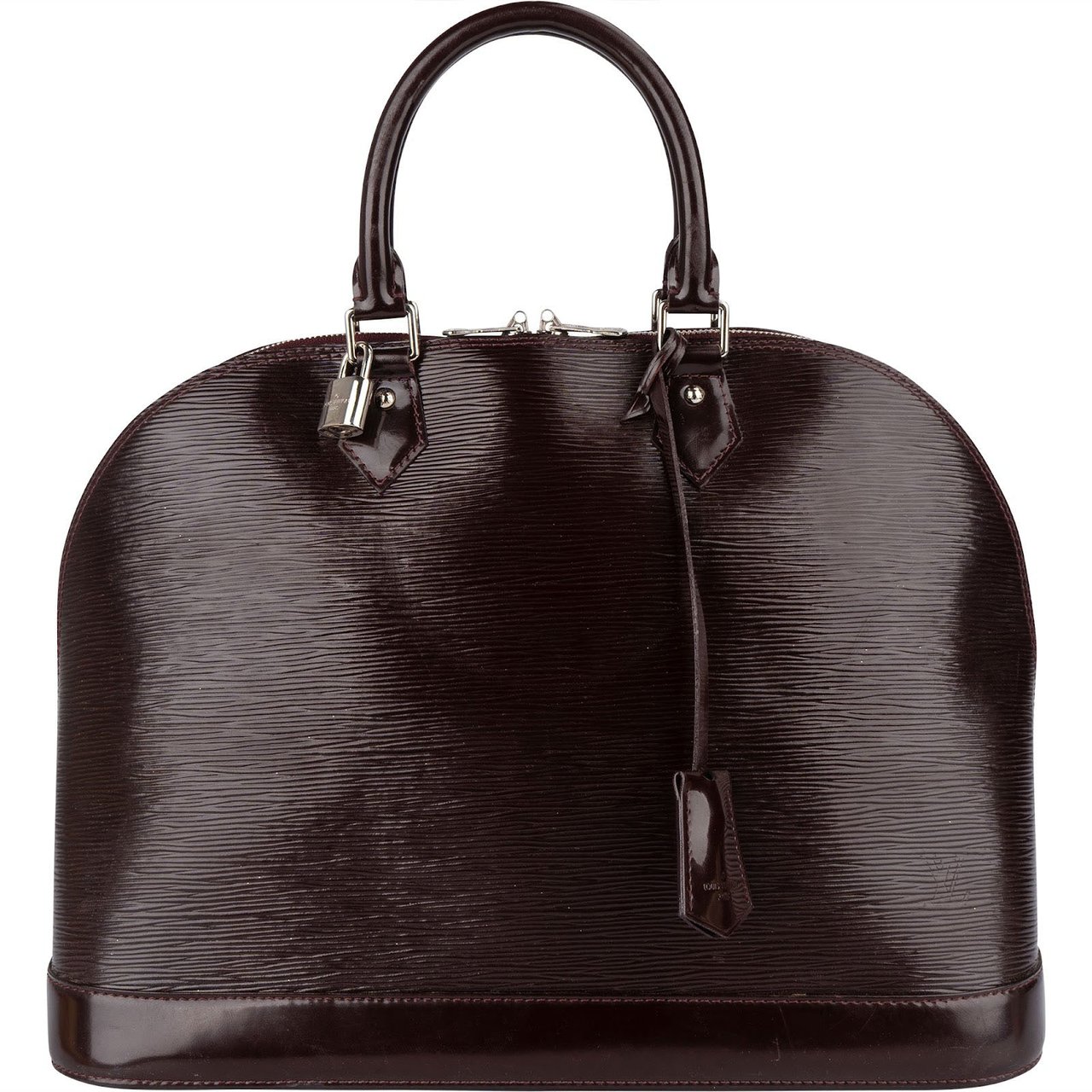 Louis Vuitton Louis Vuitton Prune Electric Epi Leather Alma GM Handbag Divers