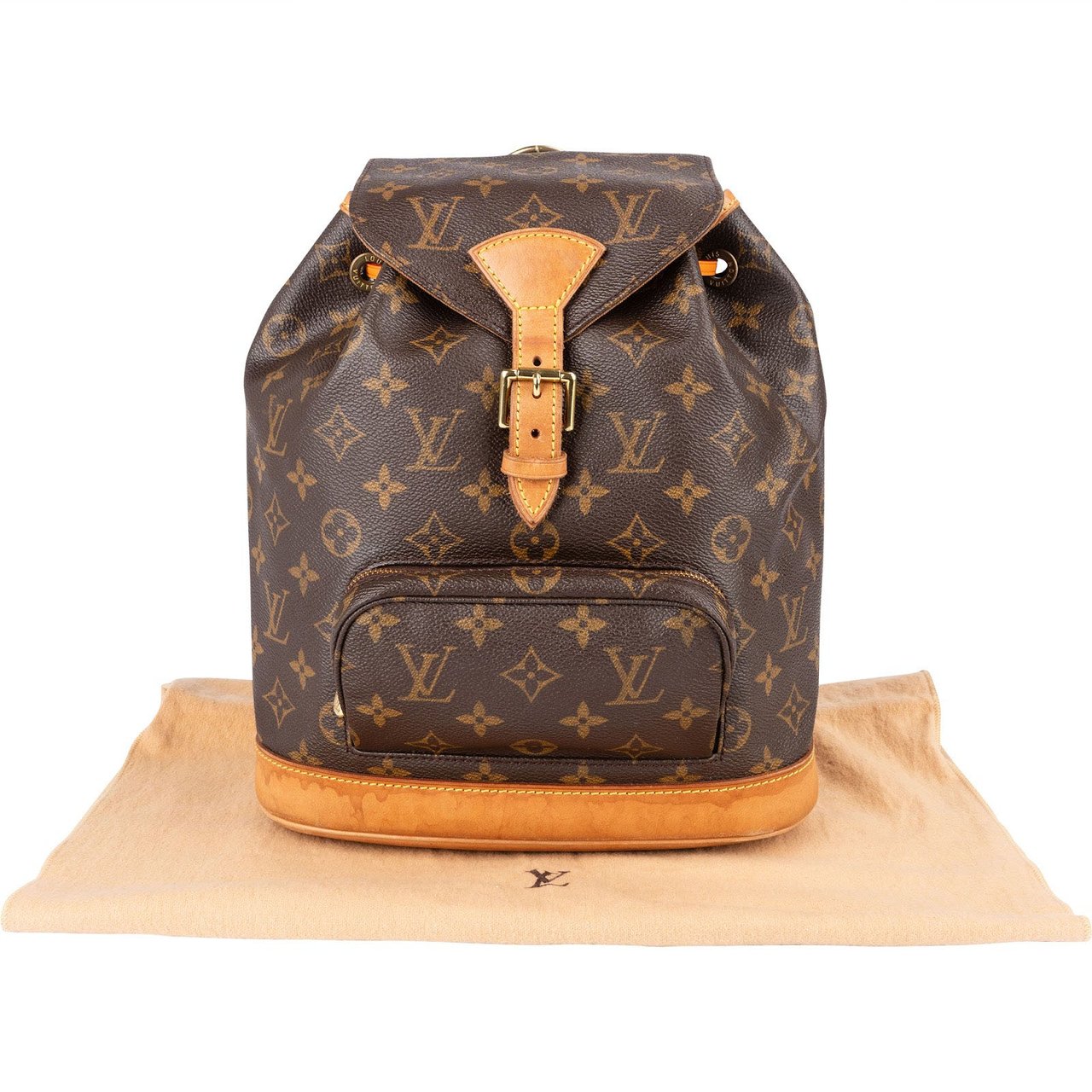 Louis Vuitton Louis Vuitton Monogram Canvas Montsouris MM Backpack Bruin