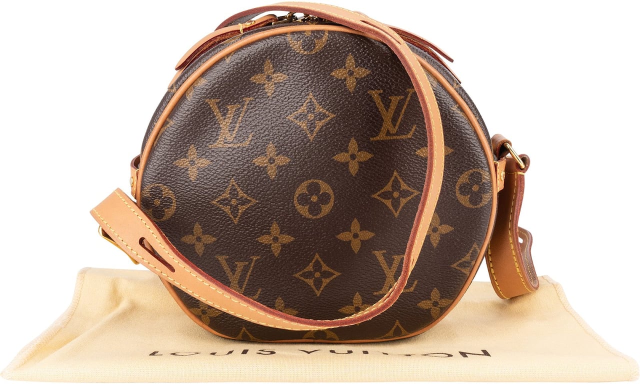 Louis Vuitton Monogram Canvas Boite Chapeau Souple PM Crossbody Bag Bruin