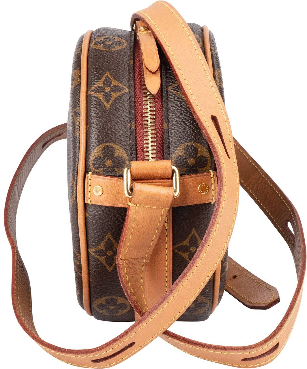 Louis Vuitton Monogram Canvas Boite Chapeau Souple PM Crossbody Bag Bruin
