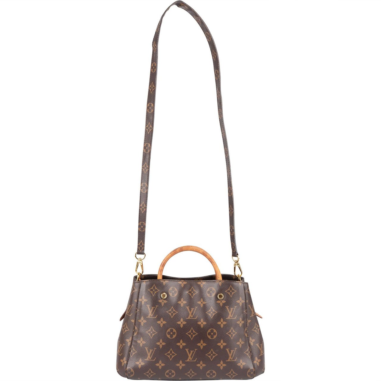 Louis Vuitton Louis Vuitton Monogram Canvas Montaigne PM Handbag Bruin