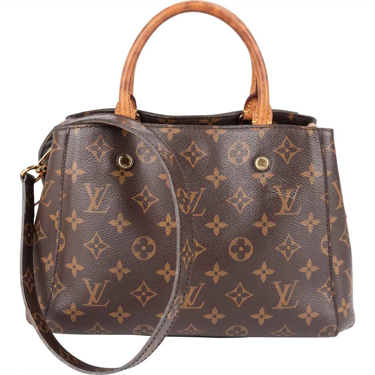 Louis Vuitton Louis Vuitton Monogram Canvas Montaigne PM Handbag Bruin