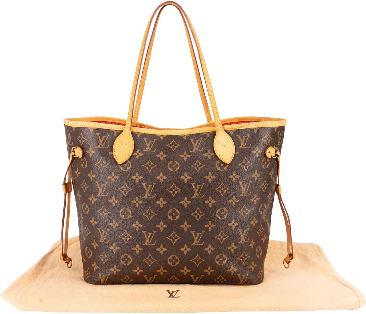 Louis Vuitton Louis Vuitton Monogram Canvas Neverfull MM Shoulder Bag Bruin