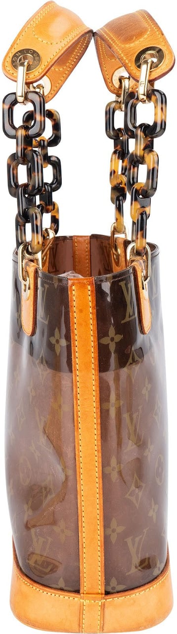 Louis Vuitton Louis Vuitton Monogram Vinyl Sac Cabas Ambre PM Handbag Bruin