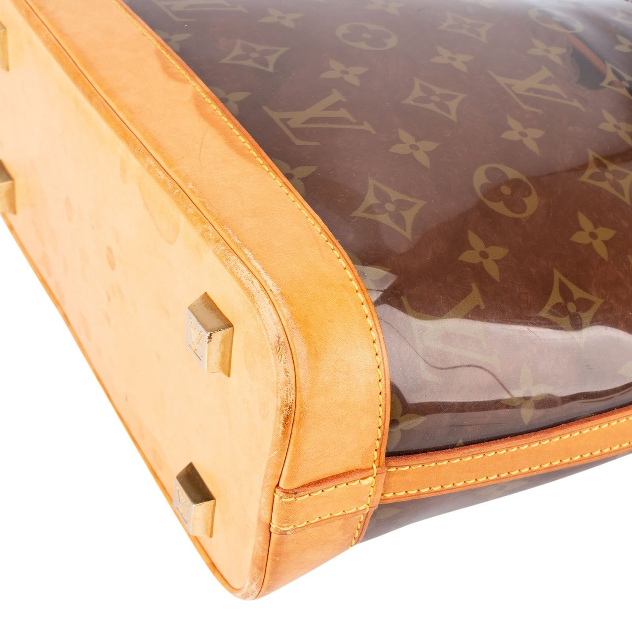 Louis Vuitton Louis Vuitton Monogram Vinyl Sac Cabas Ambre PM Handbag Bruin