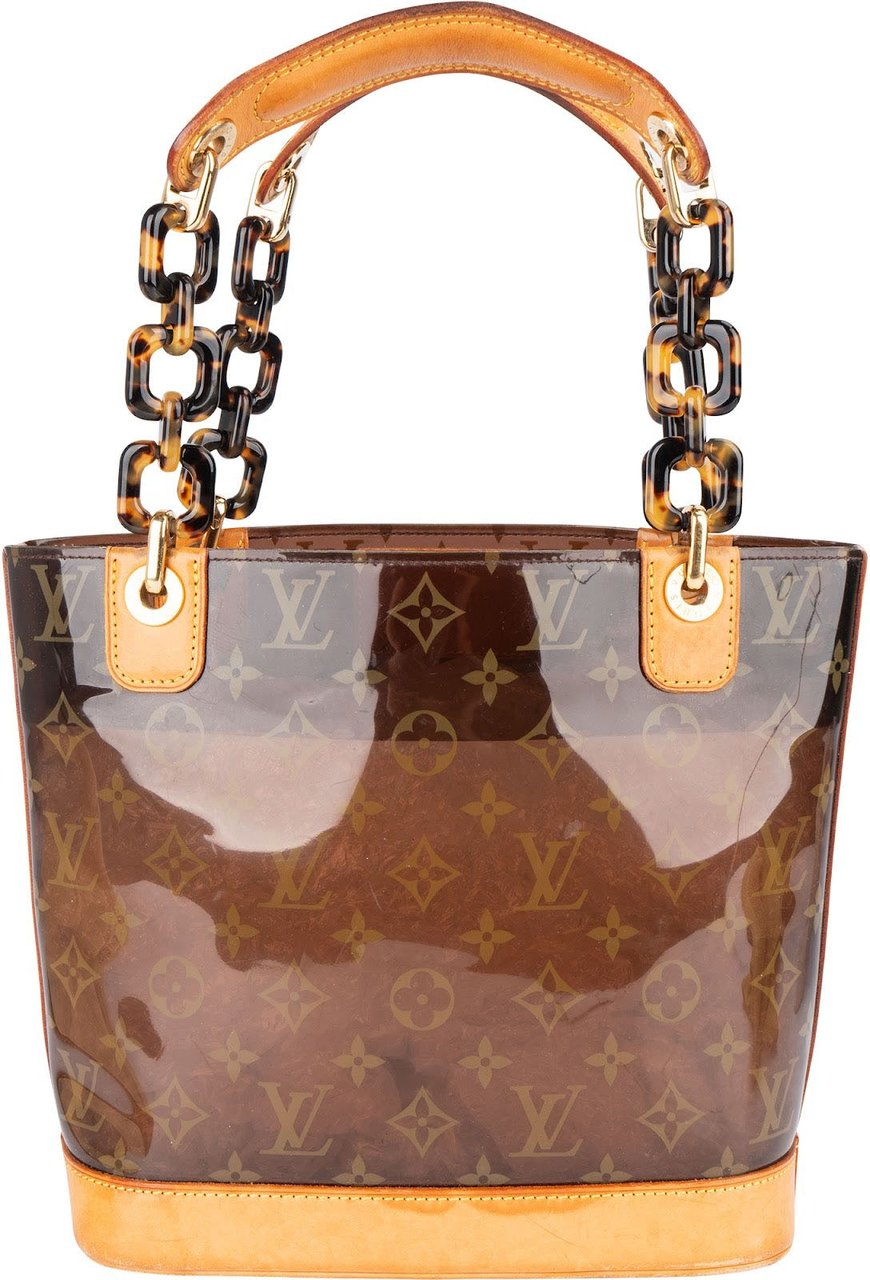 Louis Vuitton Louis Vuitton Monogram Vinyl Sac Cabas Ambre PM Handbag Bruin