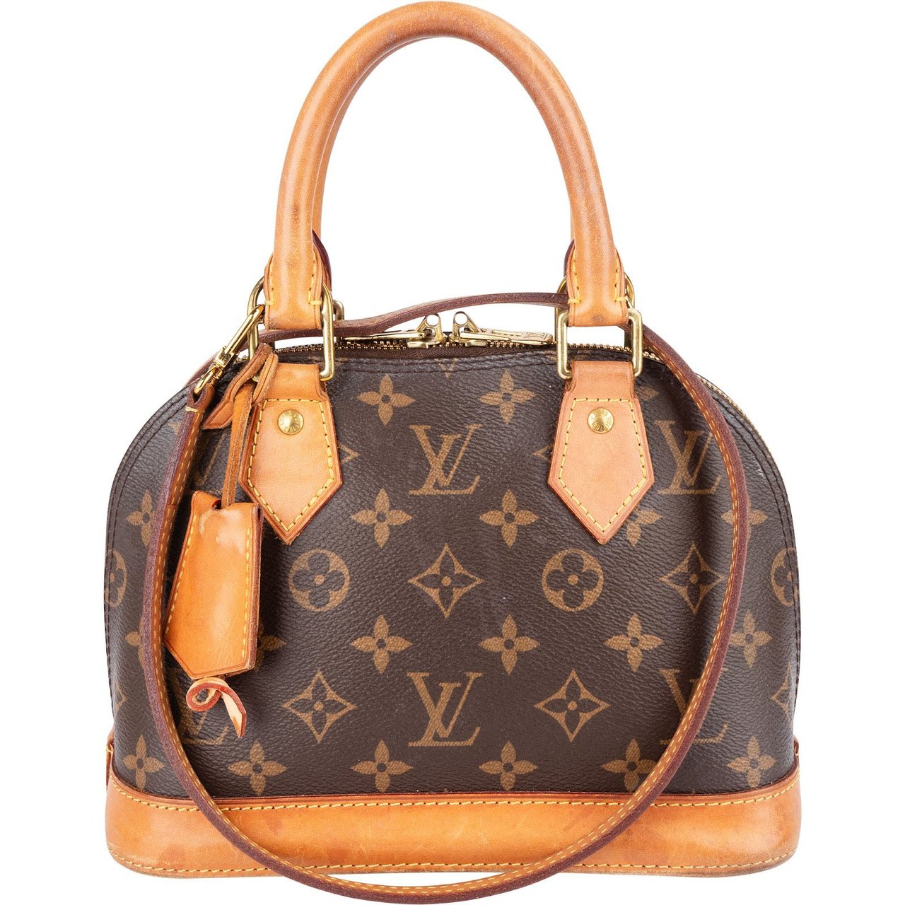 Louis Vuitton Louis Vuitton Monogram Canvas Alma BB Handbag Bruin