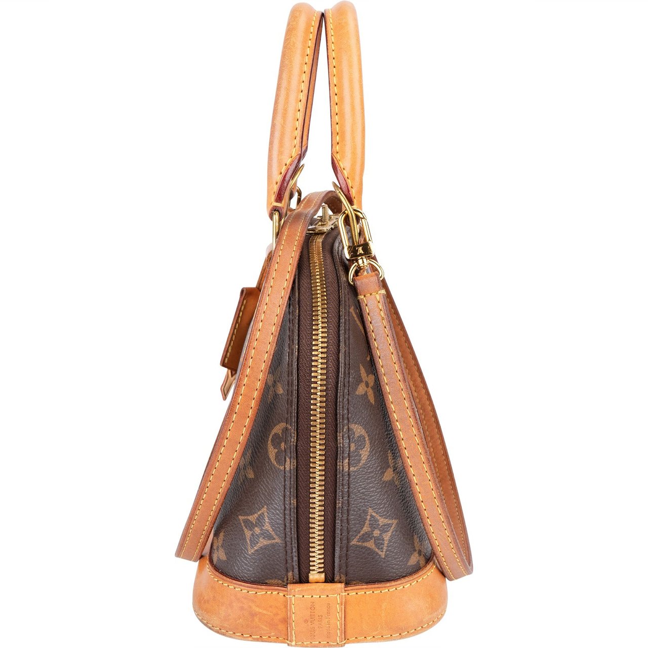 Louis Vuitton Monogram Canvas Alma BB Handbag Bruin