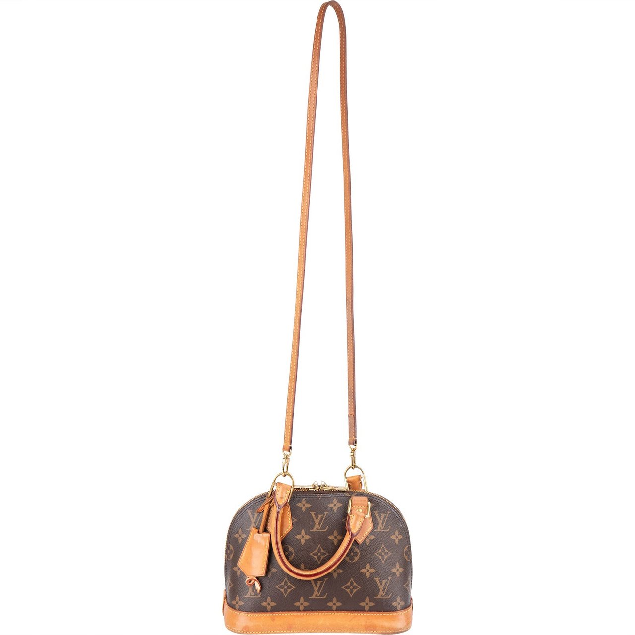 Louis Vuitton Monogram Canvas Alma BB Handbag Bruin