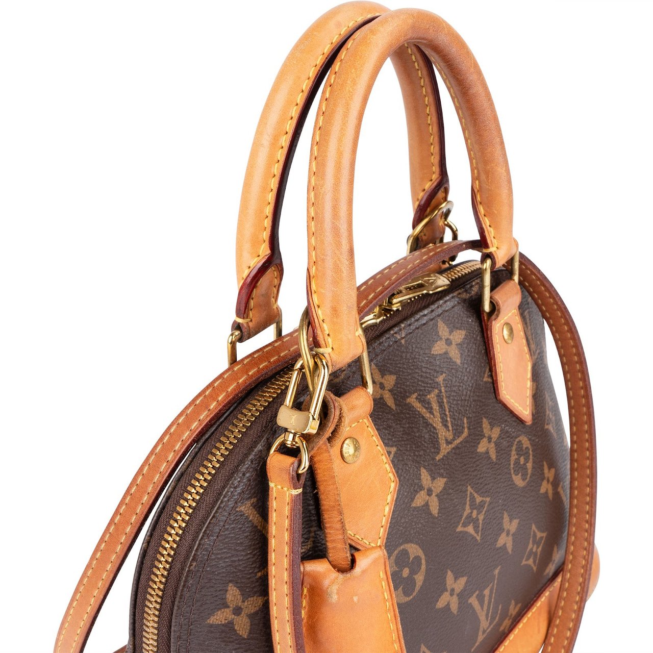Louis Vuitton Monogram Canvas Alma BB Handbag Bruin
