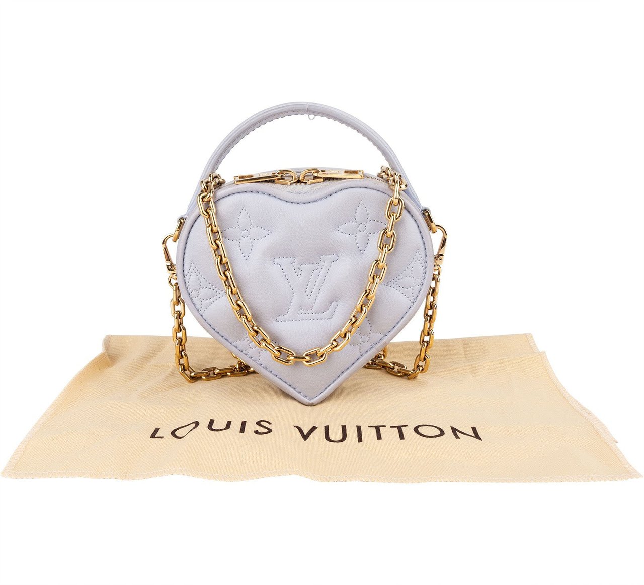 Louis Vuitton Louis Vuitton Monogram Quilted Calfskin Pop My Heart Crossbody Bag Paars