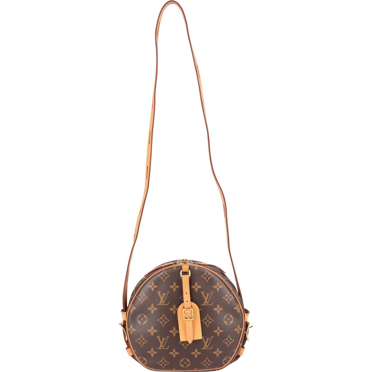 Louis Vuitton Louis Vuitton Monogram Canvas Boite Chapeau Souple MM Crossbody Bag Bruin