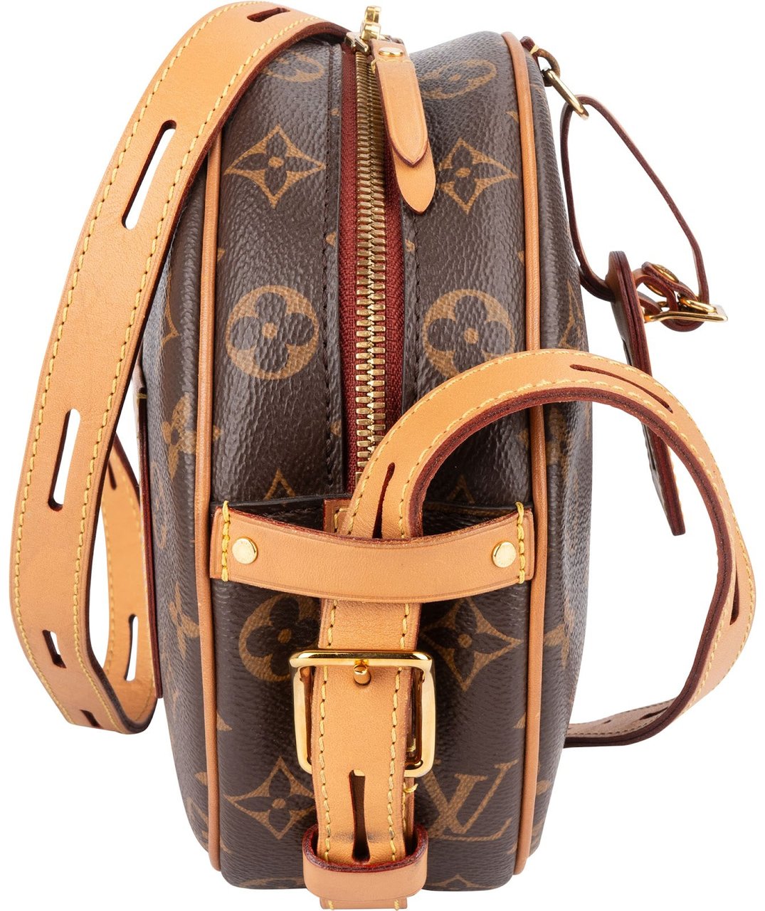 Louis Vuitton Monogram Canvas Boite Chapeau Souple MM Crossbody Bag Bruin
