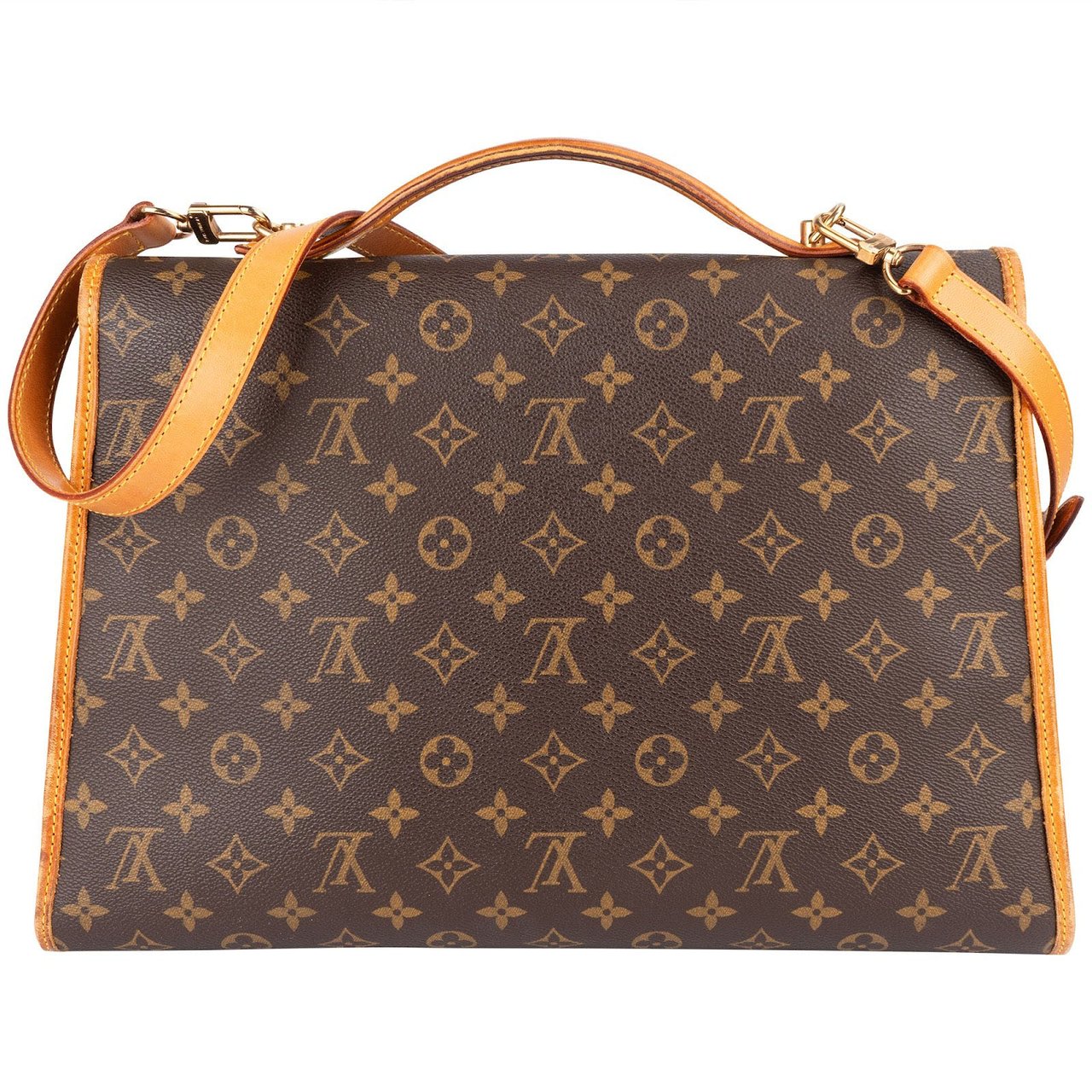 Louis Vuitton Louis Vuitton Monogram Canvas Bel Air Briefcase Handbag Bruin