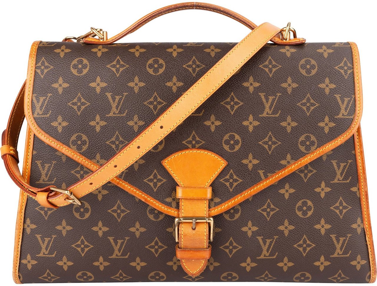 Louis Vuitton Louis Vuitton Monogram Canvas Bel Air Briefcase Handbag Bruin
