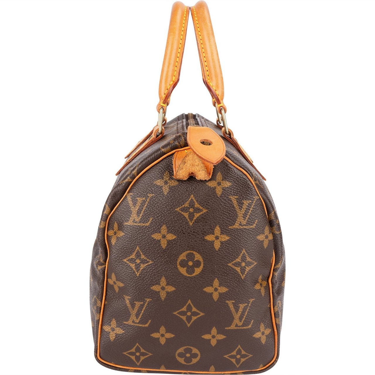 Louis Vuitton Louis Vuitton Monogram Canvas Speedy 25 Handbag Bruin
