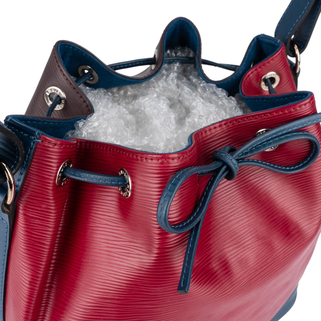 Louis Vuitton Bicolor Epi Leather NM Sac Noe Shoulder Bag Rood
