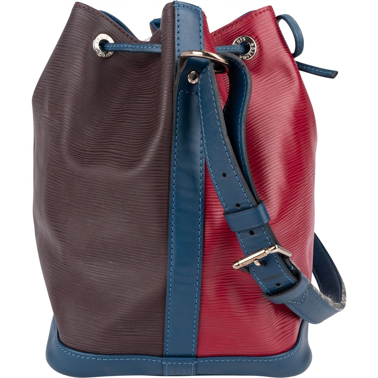 Louis Vuitton Bicolor Epi Leather NM Sac Noe Shoulder Bag Rood