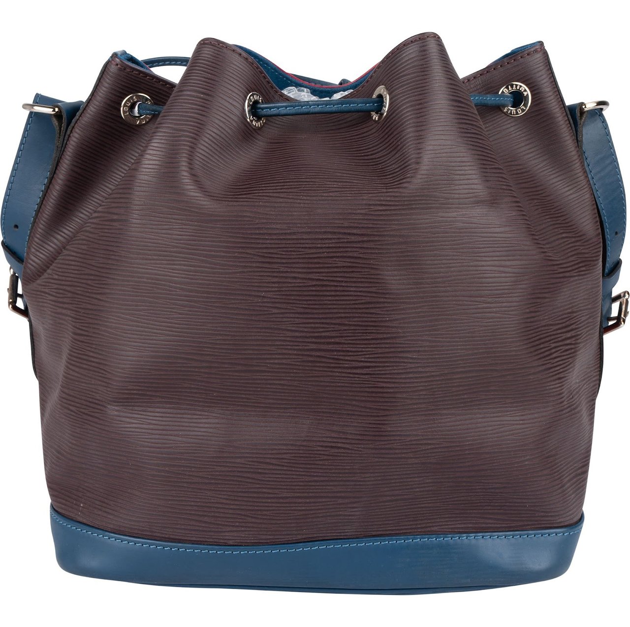 Louis Vuitton Bicolor Epi Leather NM Sac Noe Shoulder Bag Rood