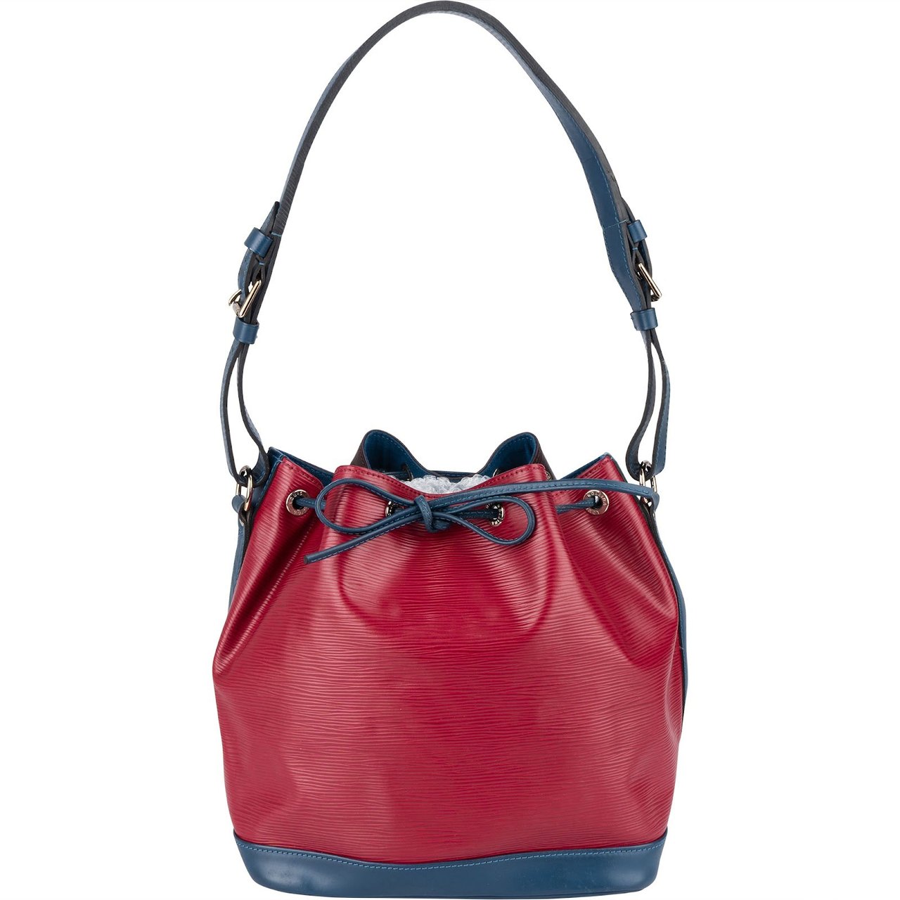Louis Vuitton Bicolor Epi Leather NM Sac Noe Shoulder Bag Rood