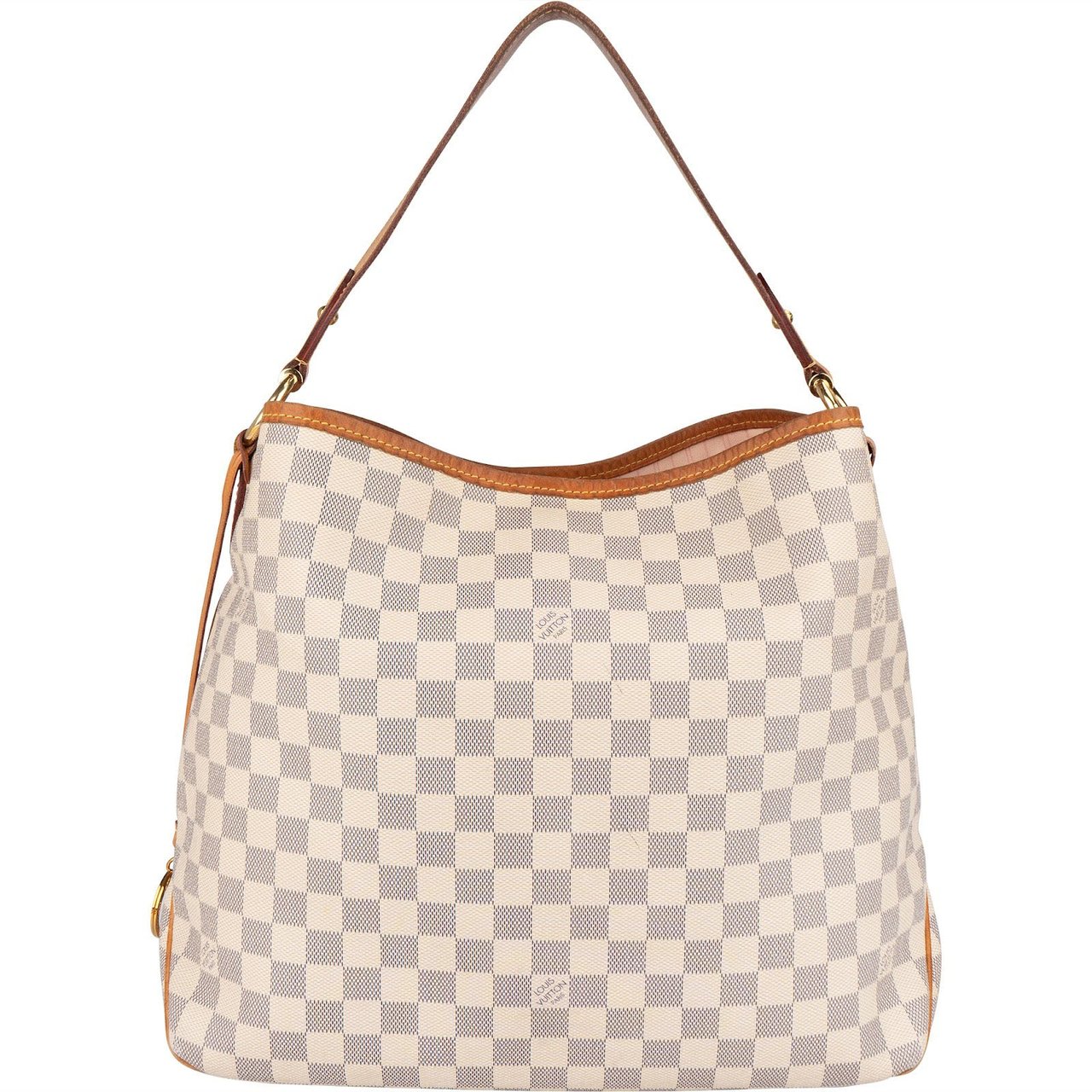 Louis Vuitton Louis Vuitton Monogram Damier Azur NM Delightful MM Handbag Wit