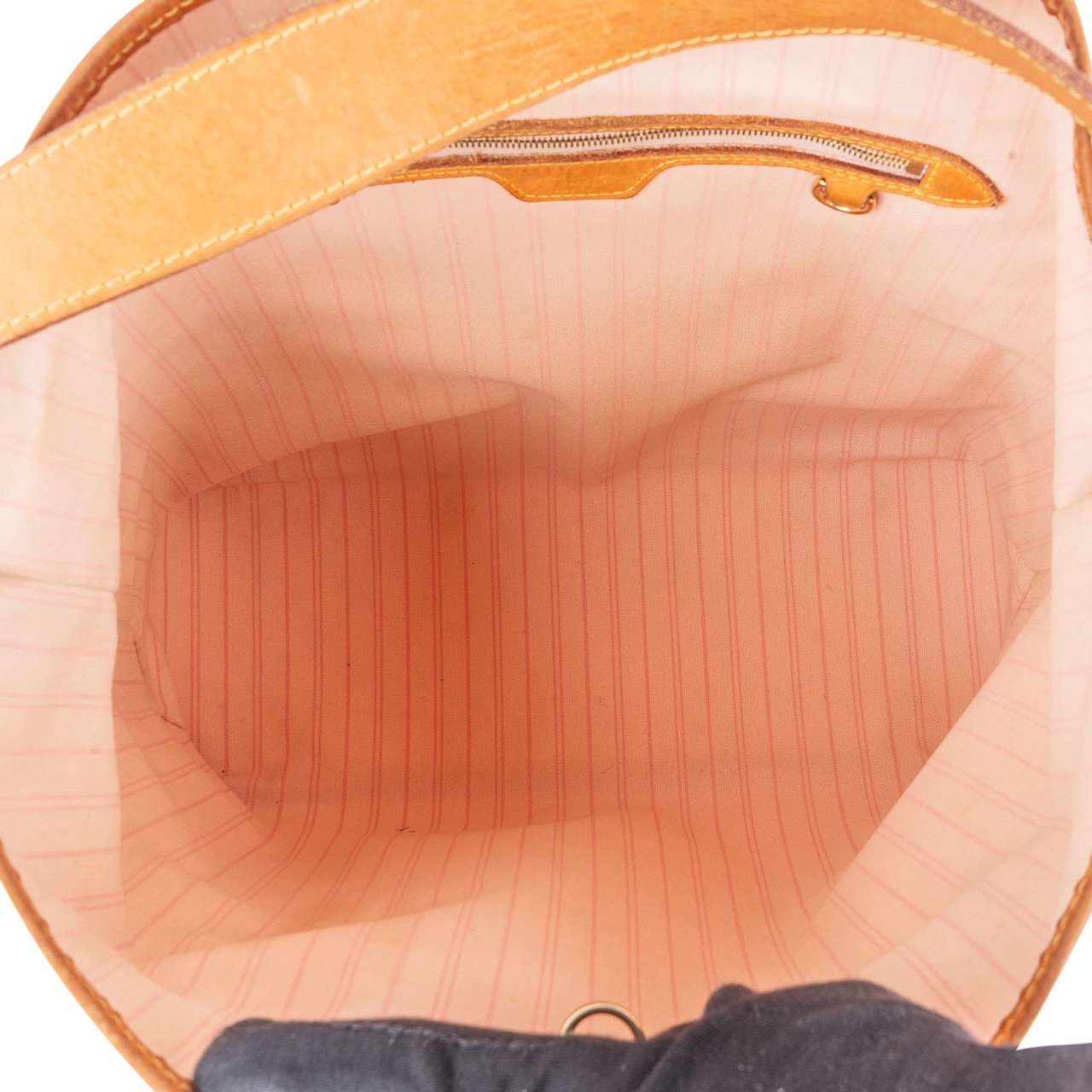 Louis Vuitton Louis Vuitton Monogram Damier Azur NM Delightful MM Handbag Wit