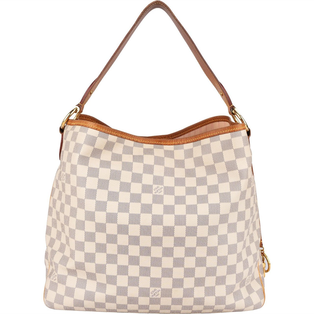 Louis Vuitton Louis Vuitton Monogram Damier Azur NM Delightful MM Handbag Wit