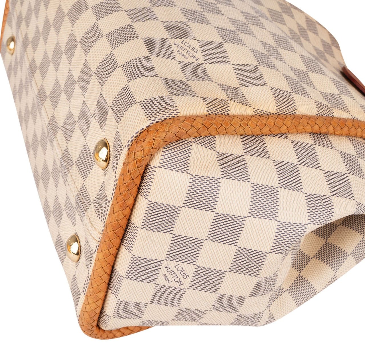 Louis Vuitton Louis Vuitton Monogram Damier Azur Canvas Propriano Shoulder Bag Beige
