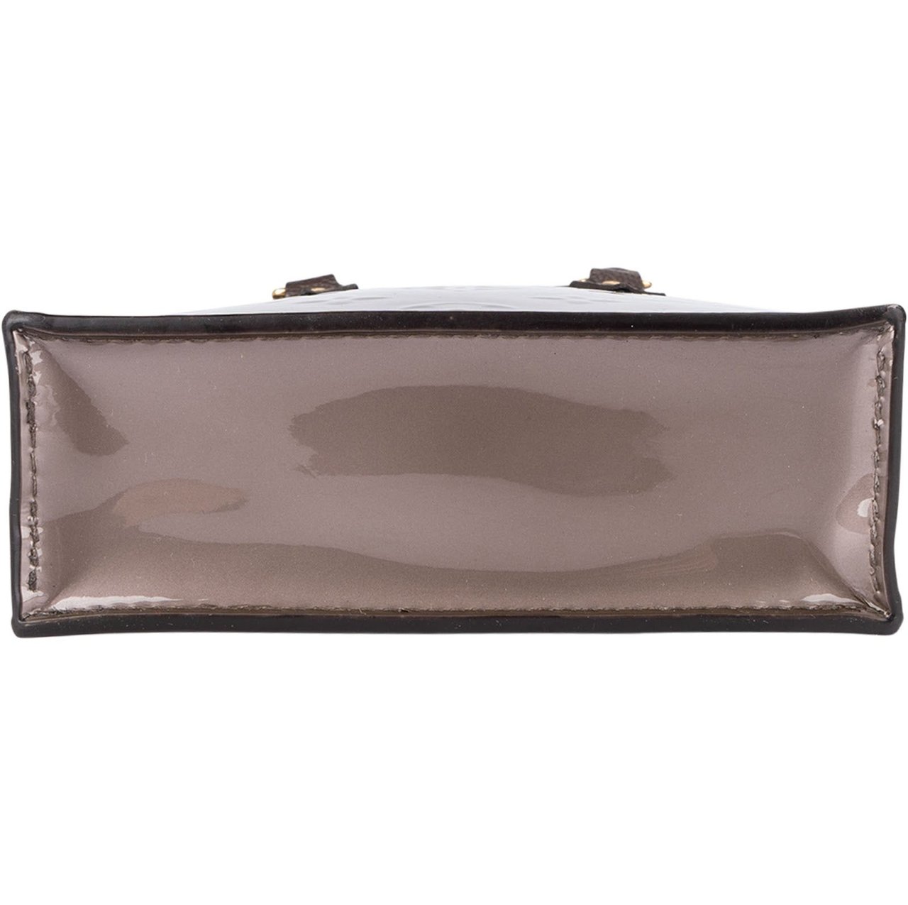 Louis Vuitton Louis Vuitton Monogram Vernis Petit Sac Plat Handbag Beige