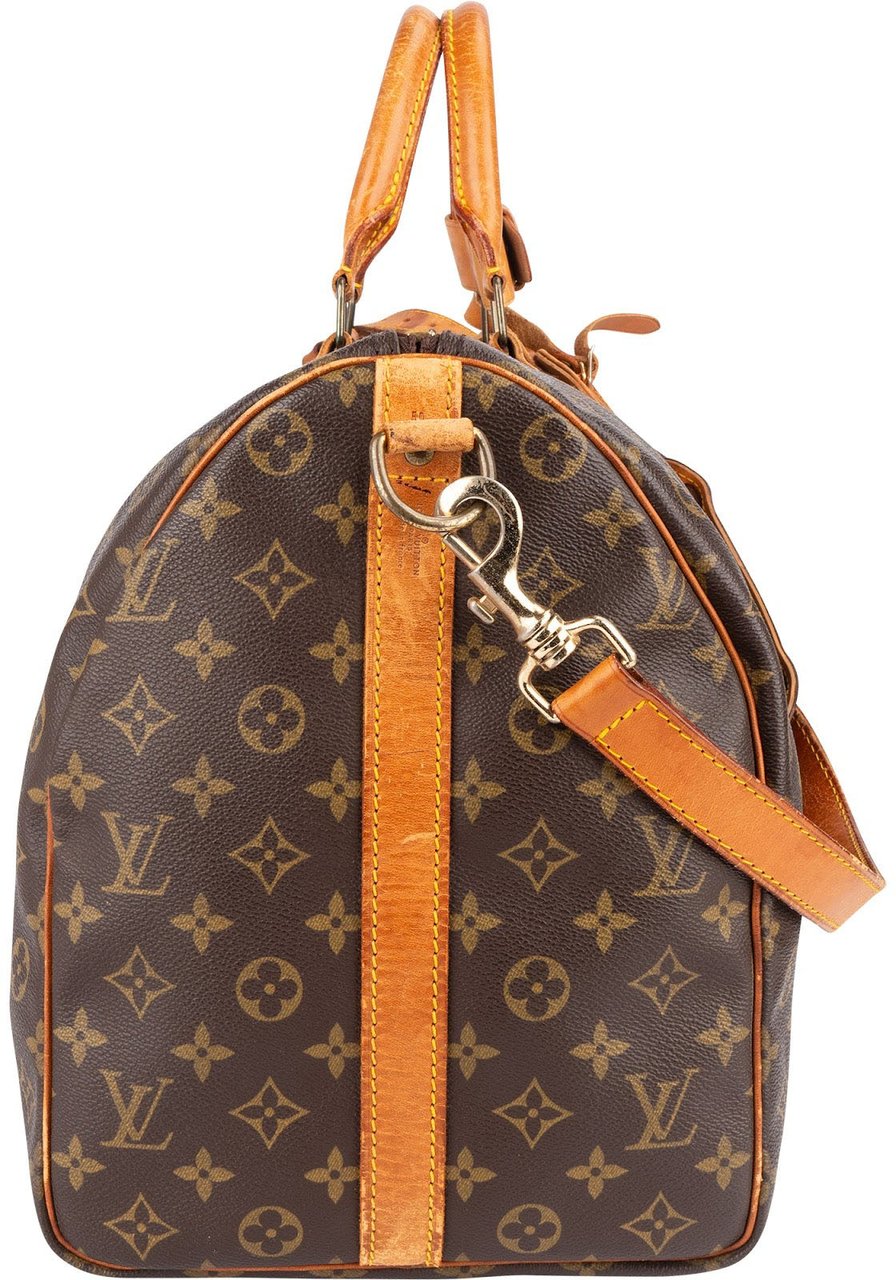 Louis Vuitton Louis Vuitton Monogram Canvas Keepall 50 Bandoulière Travel Bag Bruin