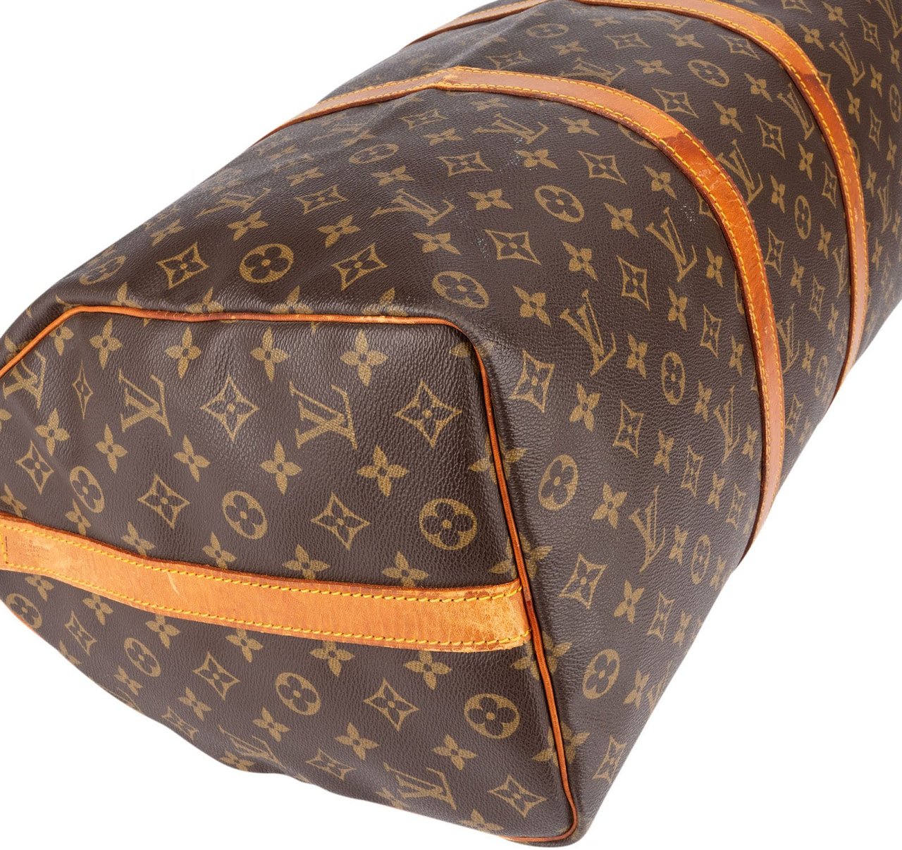 Louis Vuitton Louis Vuitton Monogram Canvas Keepall 50 Bandoulière Travel Bag Bruin