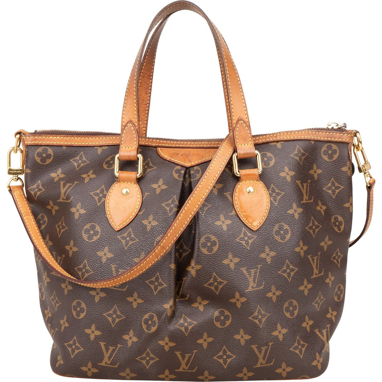 Louis Vuitton Louis Vuitton Monogram Canvas Palermo PM Handbag Bruin