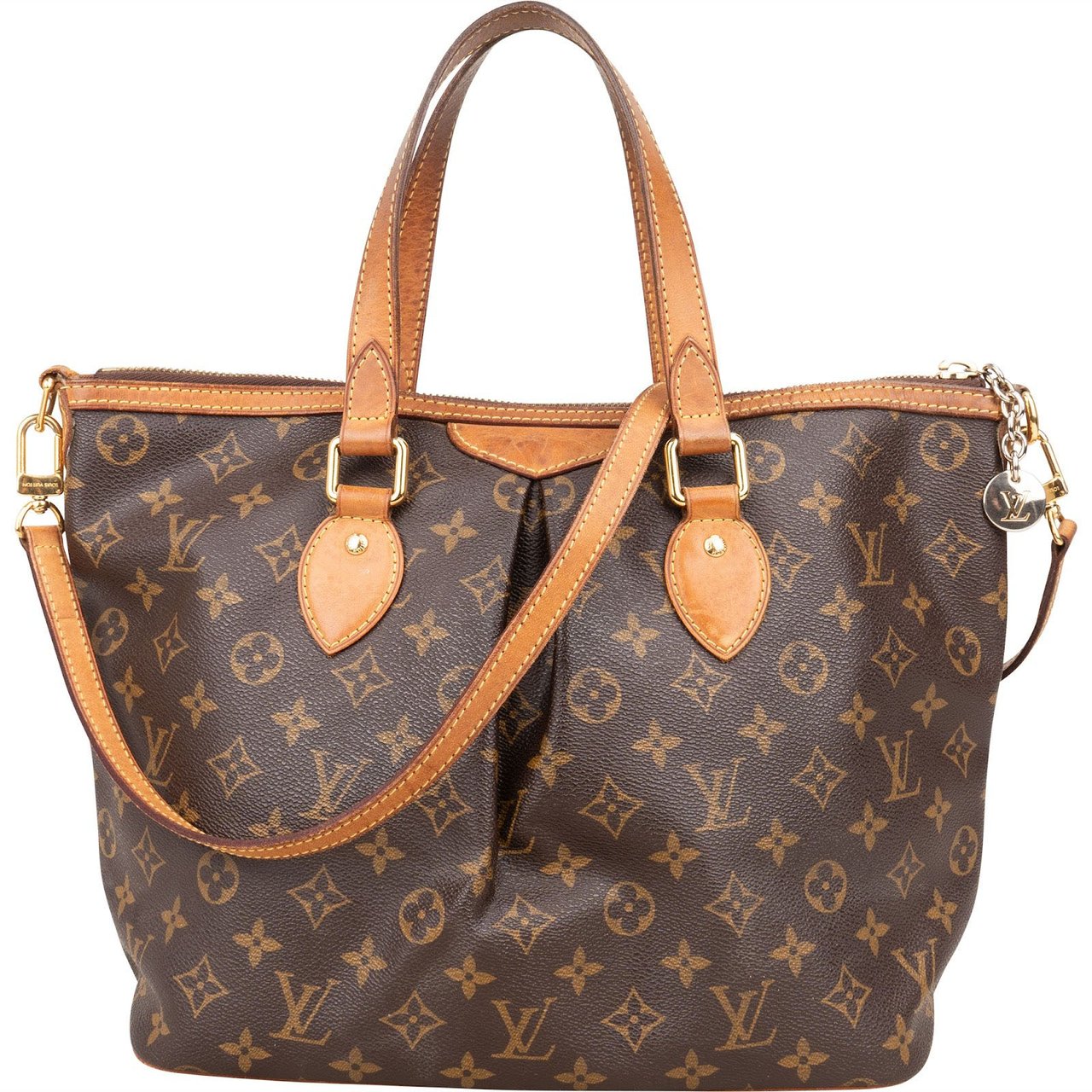 Louis Vuitton Louis Vuitton Monogram Canvas Palermo PM Handbag Bruin