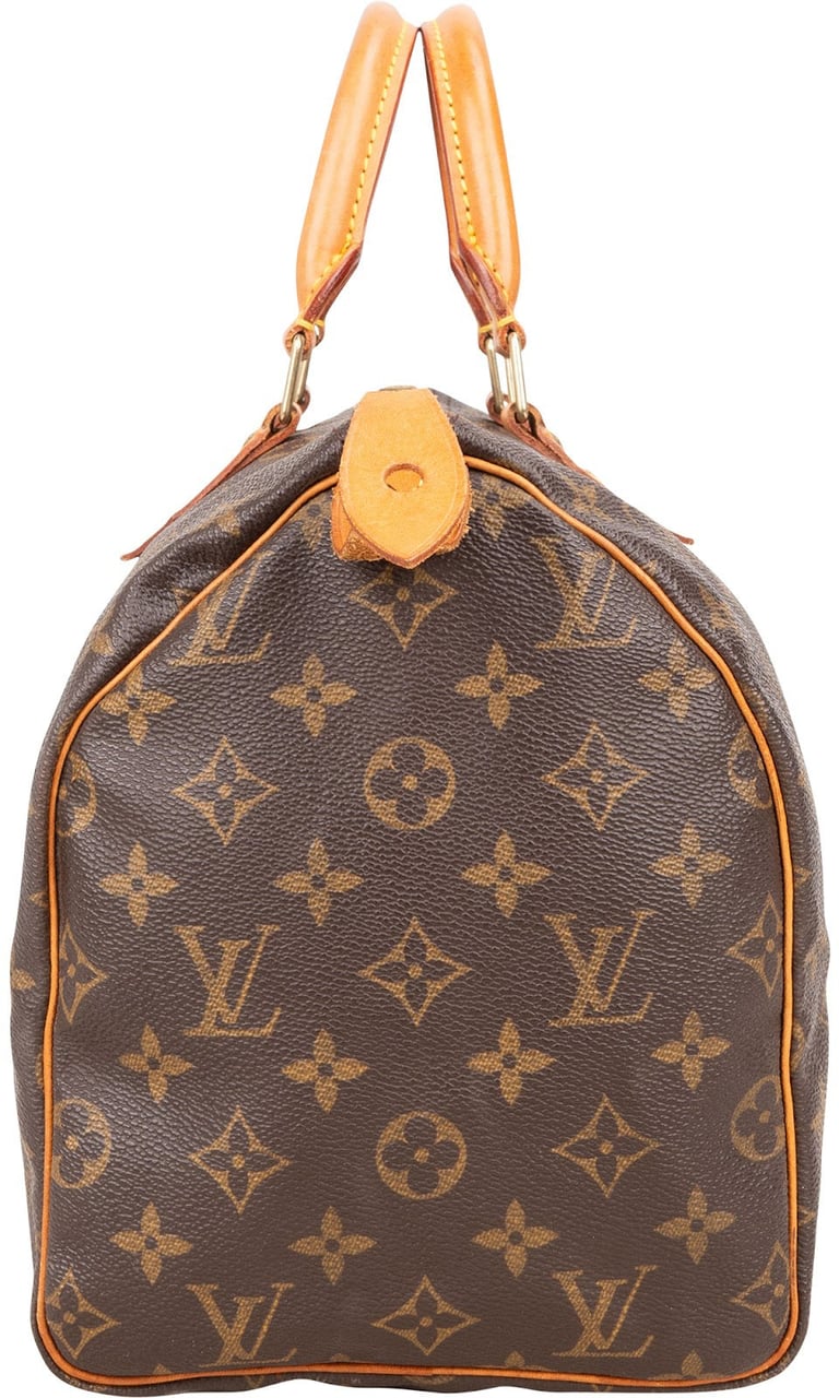 Louis Vuitton Louis Vuitton Monogram Canvas Speedy 30 Handbag Bruin