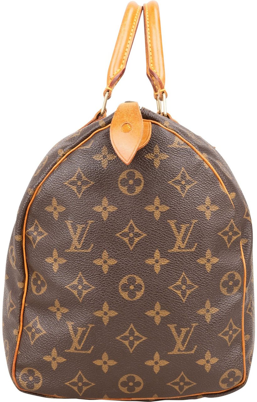 Louis Vuitton Louis Vuitton Monogram Canvas Speedy 35 Handbag Bruin
