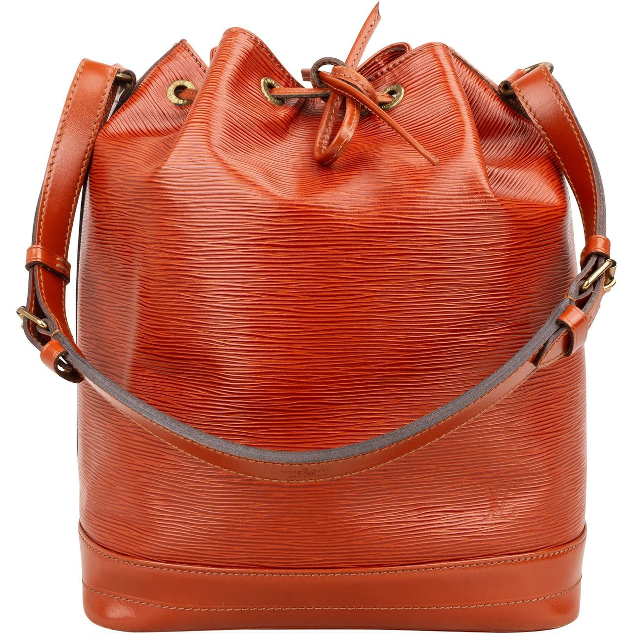 Louis Vuitton Louis Vuitton Cognac Epi Leather Sac Noé Grande Shoulder Bag Bruin