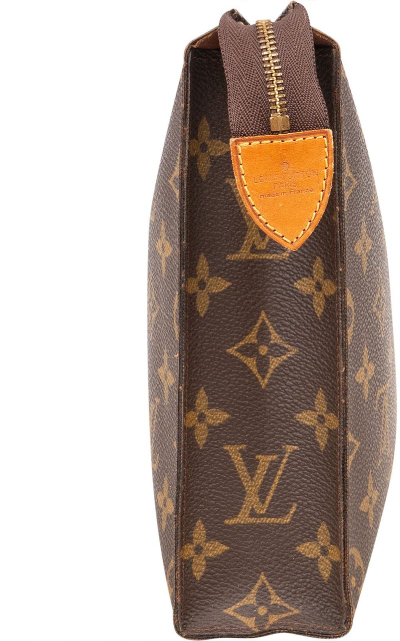 Louis Vuitton Louis Vuitton Monogram Canvas Poche Toilette 25 Clutch Bruin