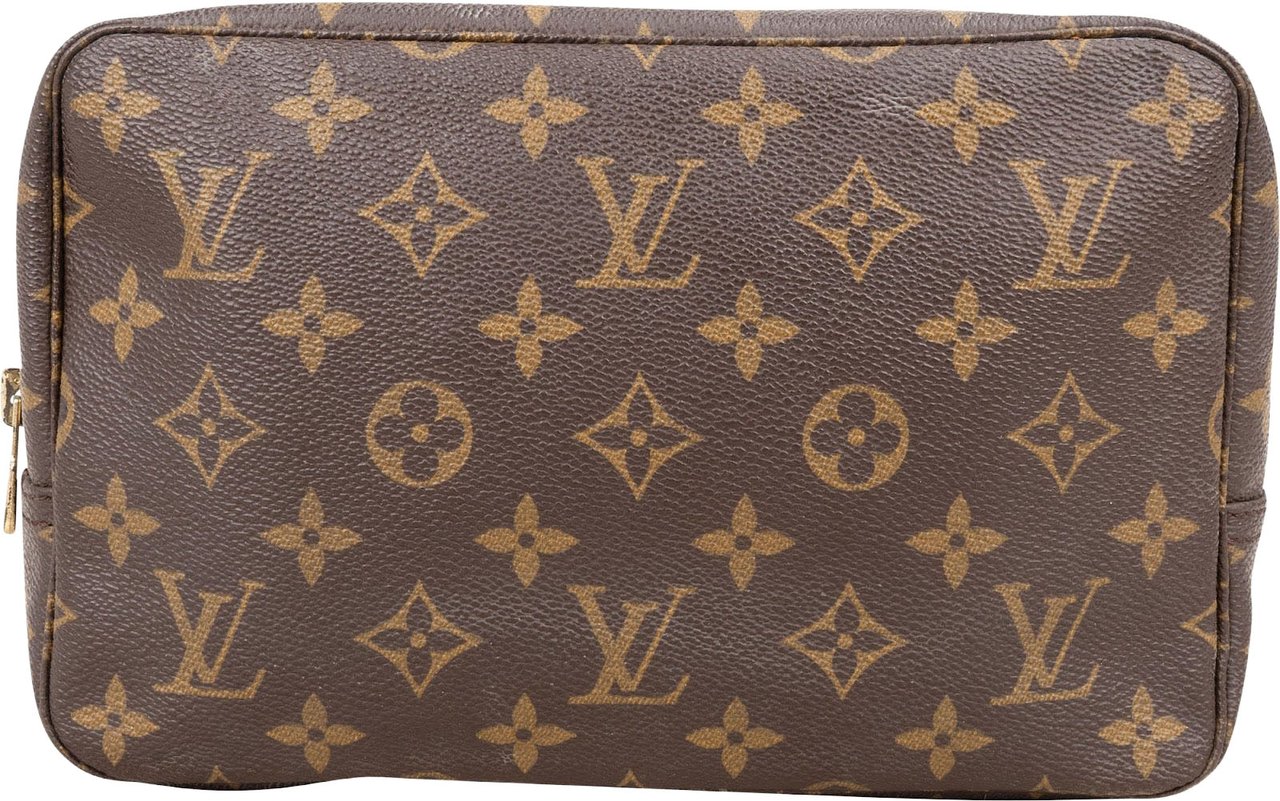 Louis Vuitton Louis Vuitton Monogram Canvas Trousse Toilette 23 Clutch Bruin