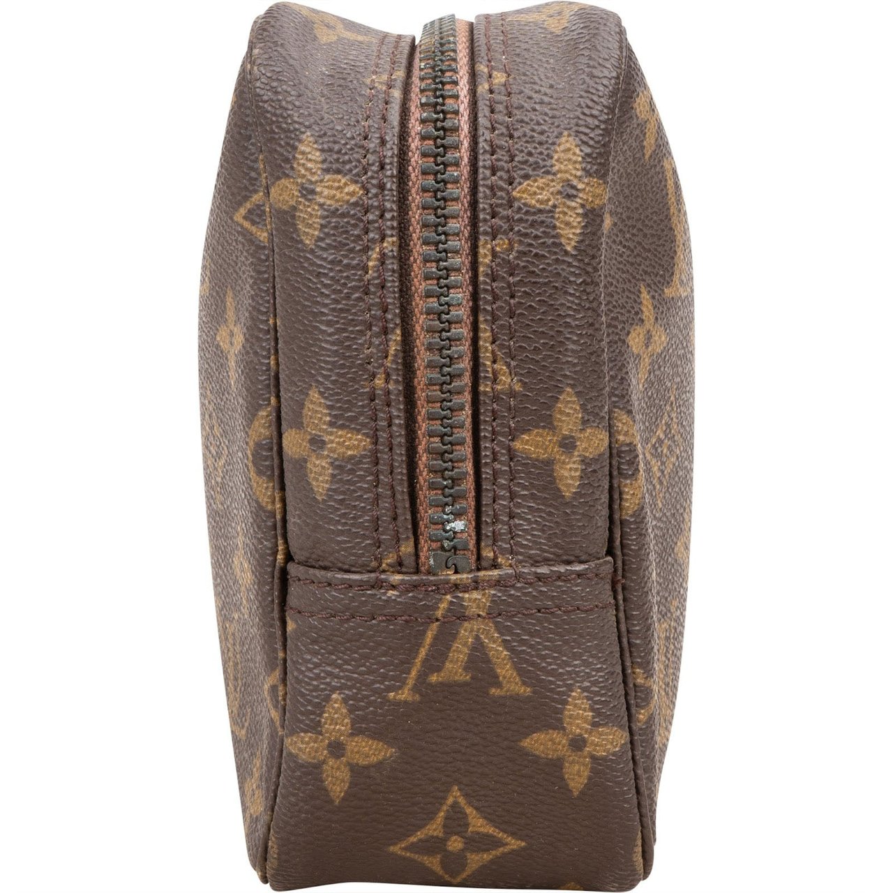 Louis Vuitton Louis Vuitton Monogram Canvas Trousse Toilette 23 Clutch Bruin