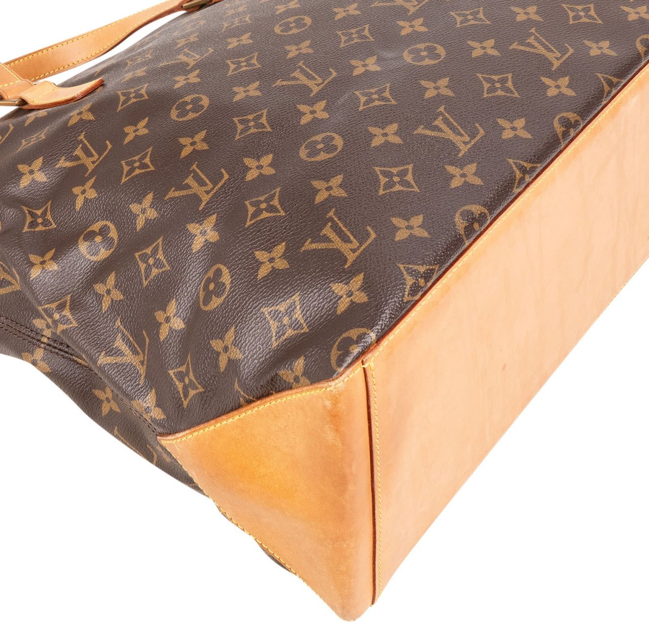 Louis Vuitton Louis Vuitton Monogram Canvas Cabas Mezzo Shoulder Bag Bruin