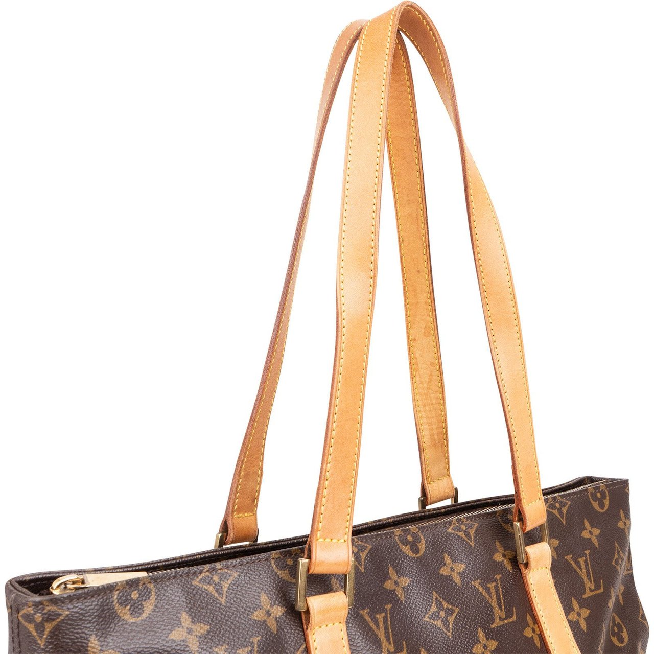 Louis Vuitton Louis Vuitton Monogram Canvas Cabas Mezzo Shoulder Bag Bruin