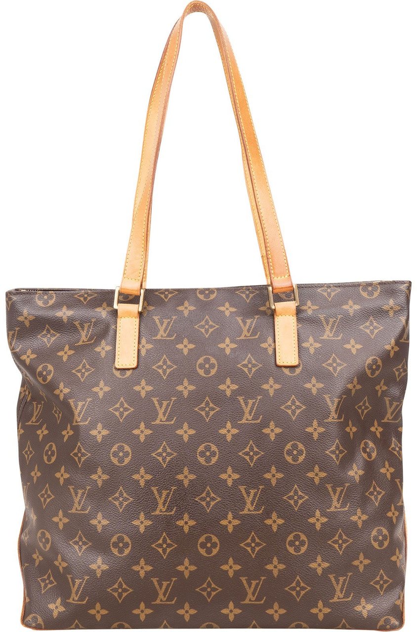 Louis Vuitton Louis Vuitton Monogram Canvas Cabas Mezzo Shoulder Bag Bruin