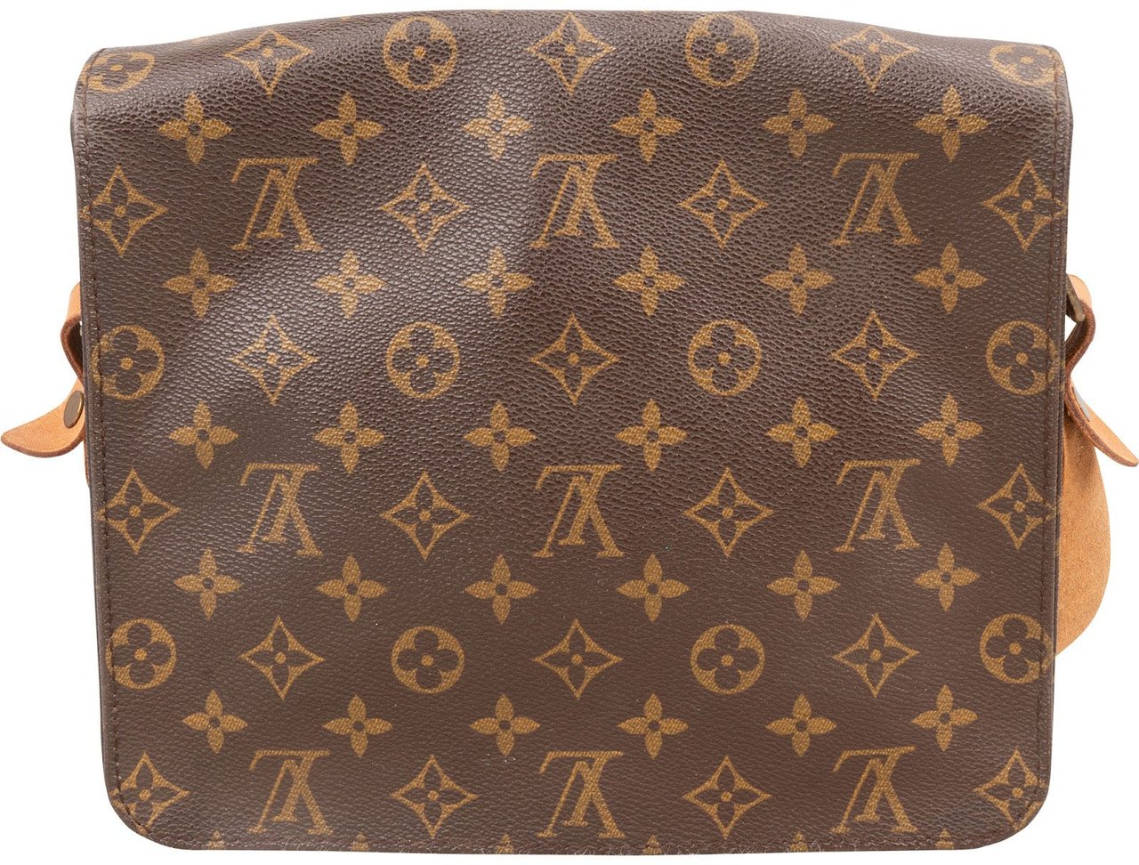 Louis Vuitton Louis Vuitton Monogram Canvas Cartouchiere GM Crossbody Bag Bruin
