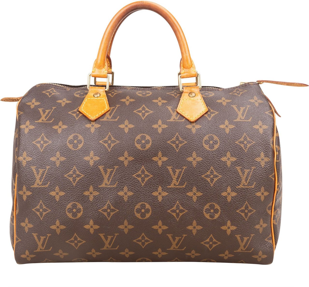 Louis Vuitton Louis Vuitton Monogram Canvas Speedy 30 Handbag Bruin