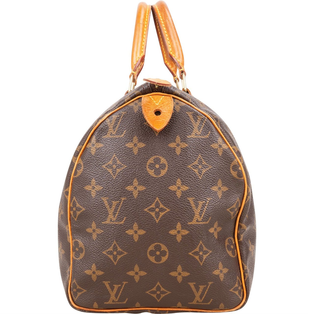 Louis Vuitton Louis Vuitton Monogram Canvas Speedy 30 Handbag Bruin