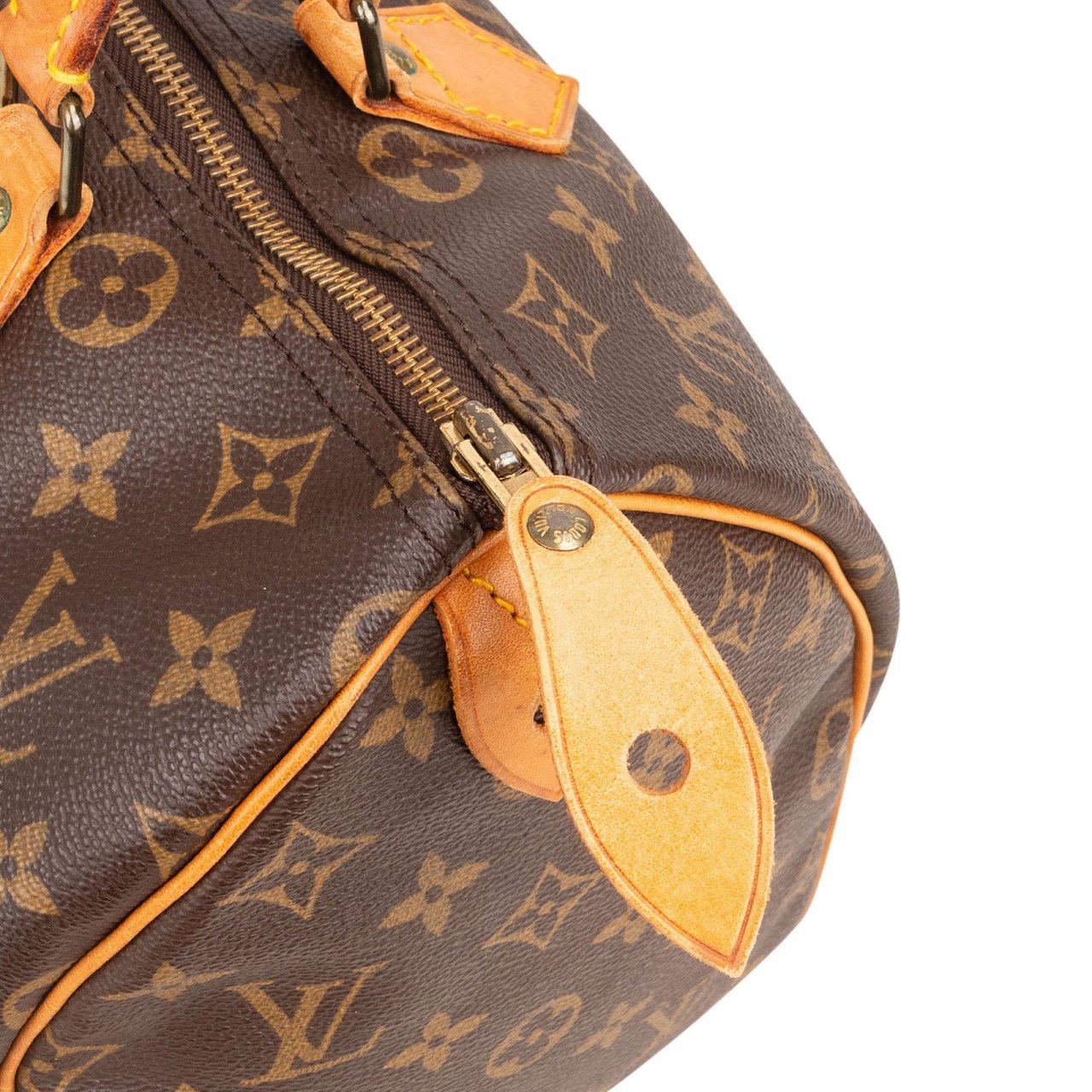 Louis Vuitton Louis Vuitton Monogram Canvas Speedy 30 Handbag Bruin