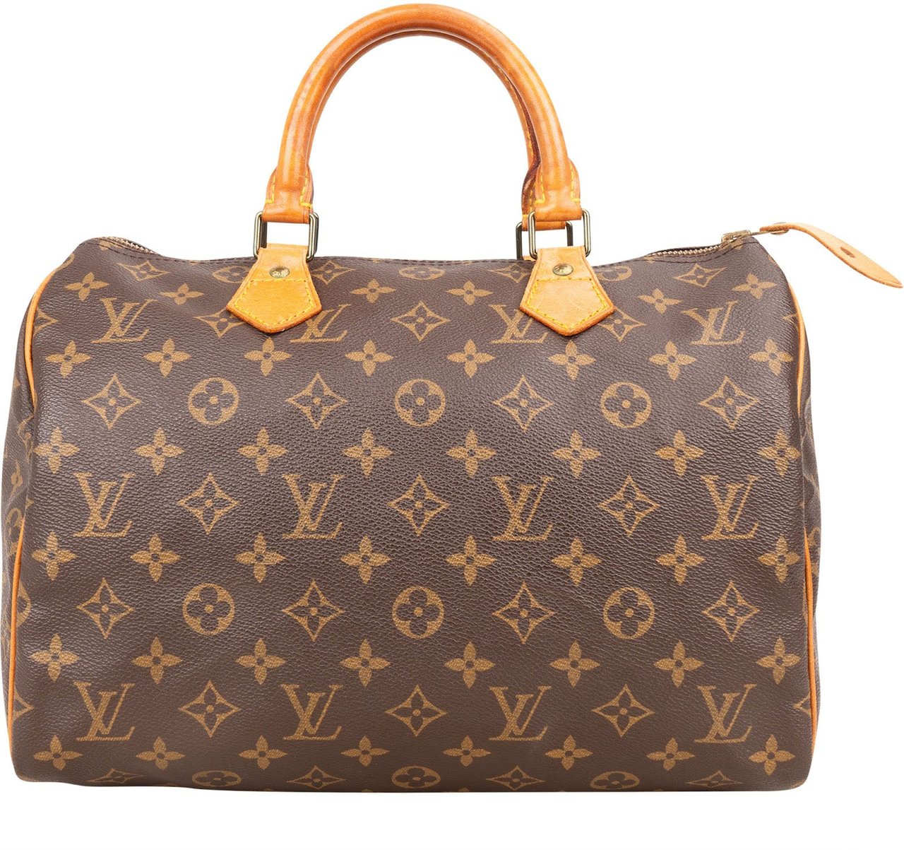 Louis Vuitton Louis Vuitton Monogram Canvas Speedy 30 Handbag Bruin